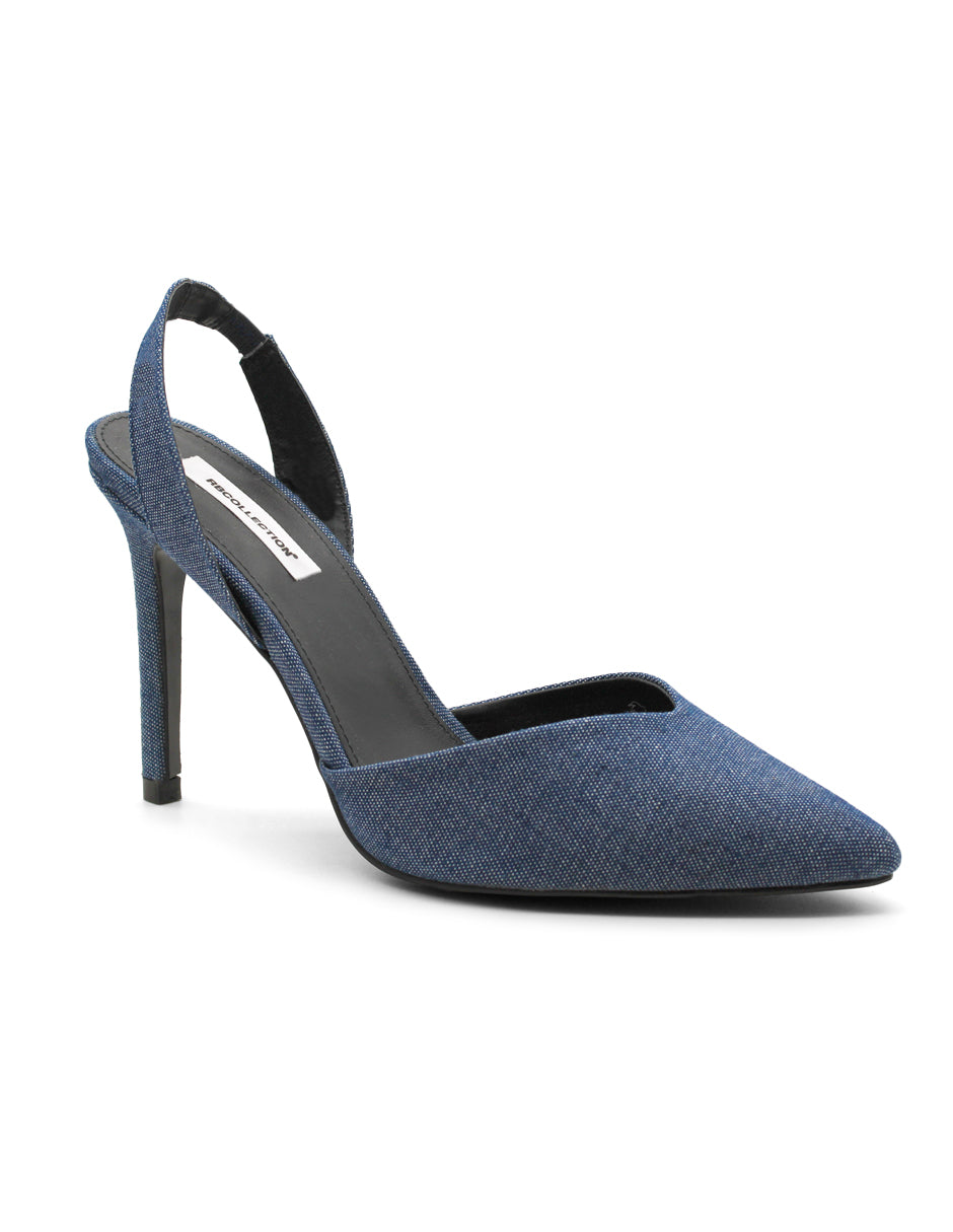 Zapatillas Exterior Textil Color Azul Para Mujer De RBCOLLECTION