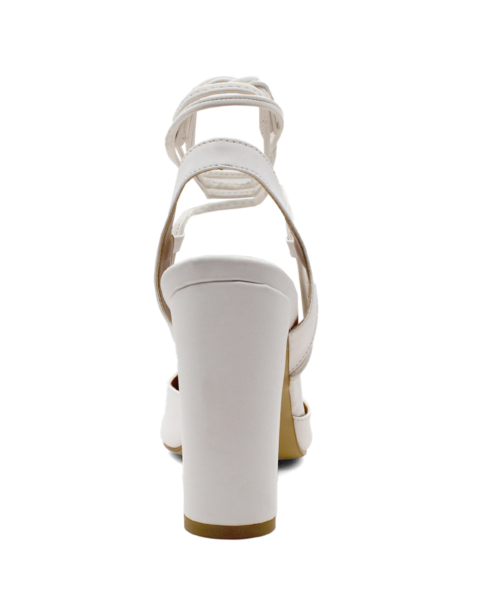 Zapatillas Exterior Piel sintético Color Blanco Para Mujer De RBCOLLECTION