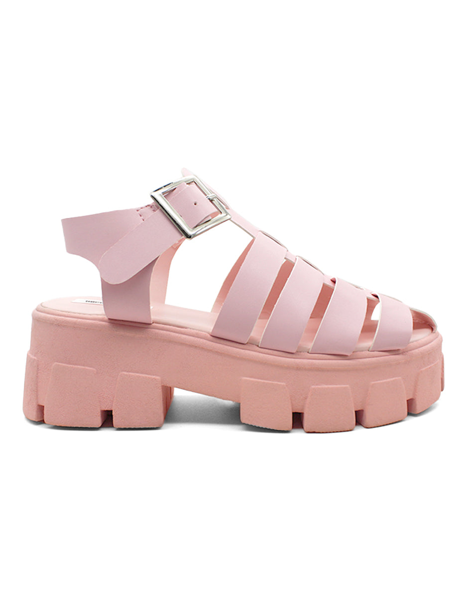 Sandalias con plataforma Exterior Sintético Color Rosa Para Mujer De RBCOLLECTION