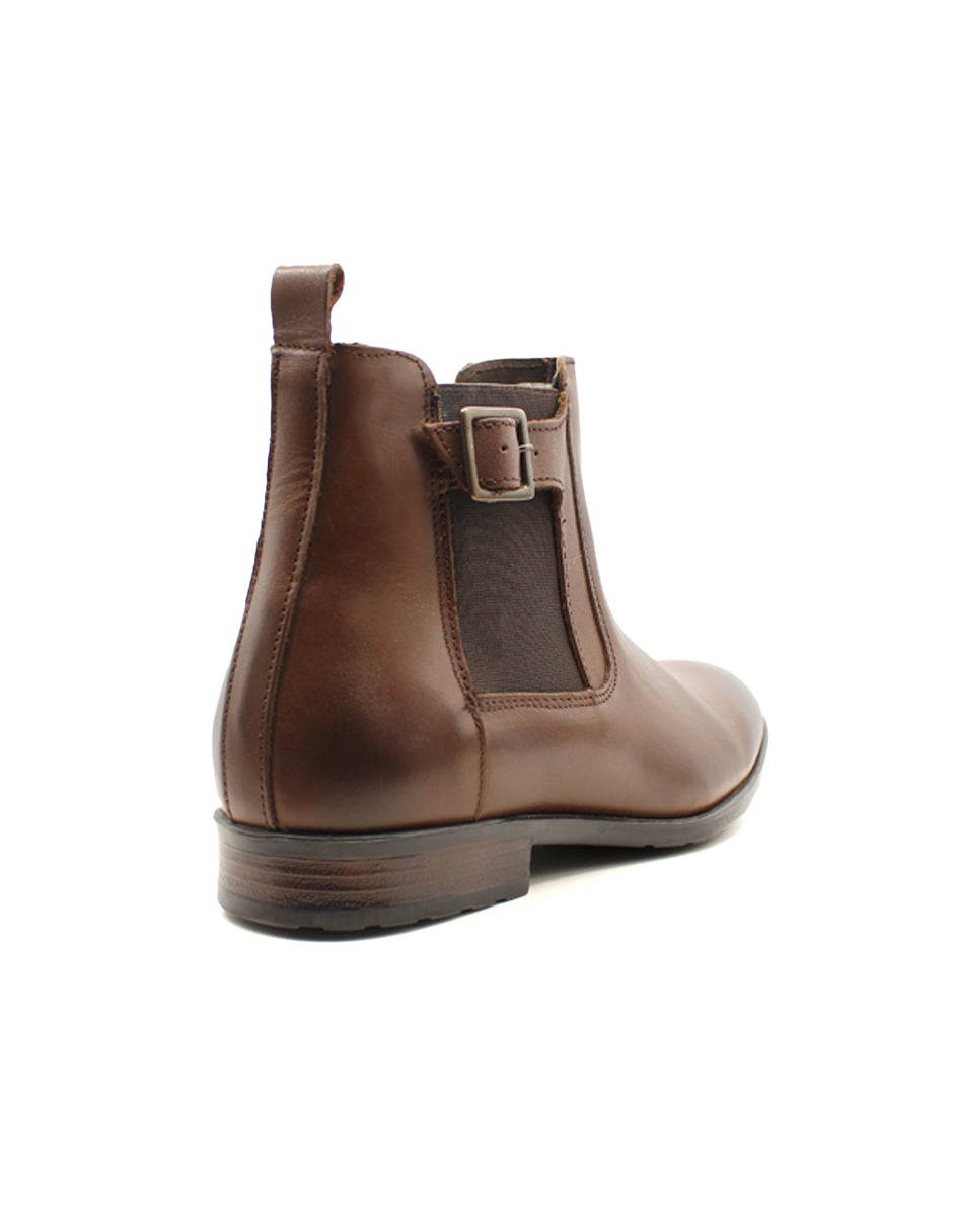 Botas Casuales Exterior Piel Color Café Para Hombre De RBCOLLECTION
