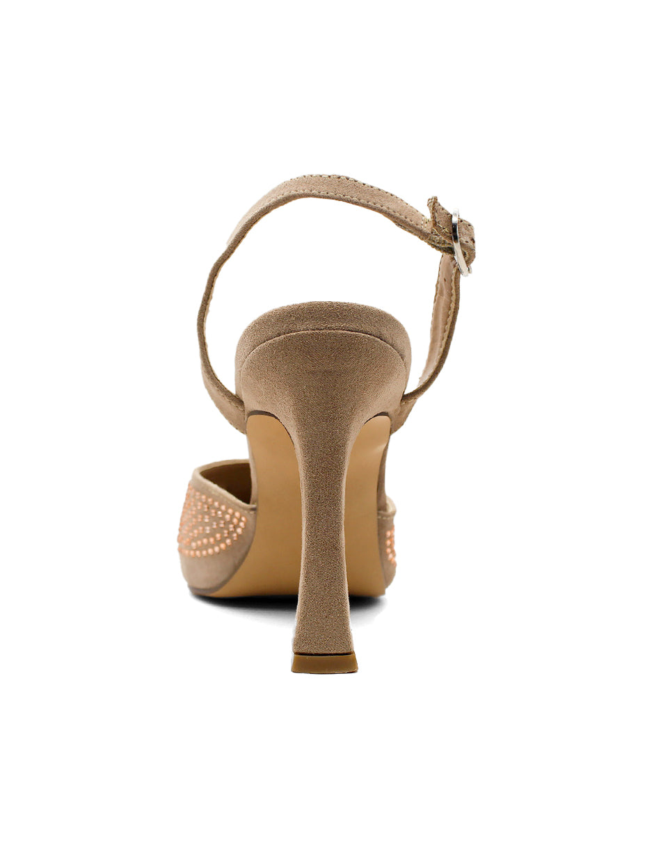 Zapatillas Exterior Textil Color Beige  Para Mujer De RBCOLLECTION