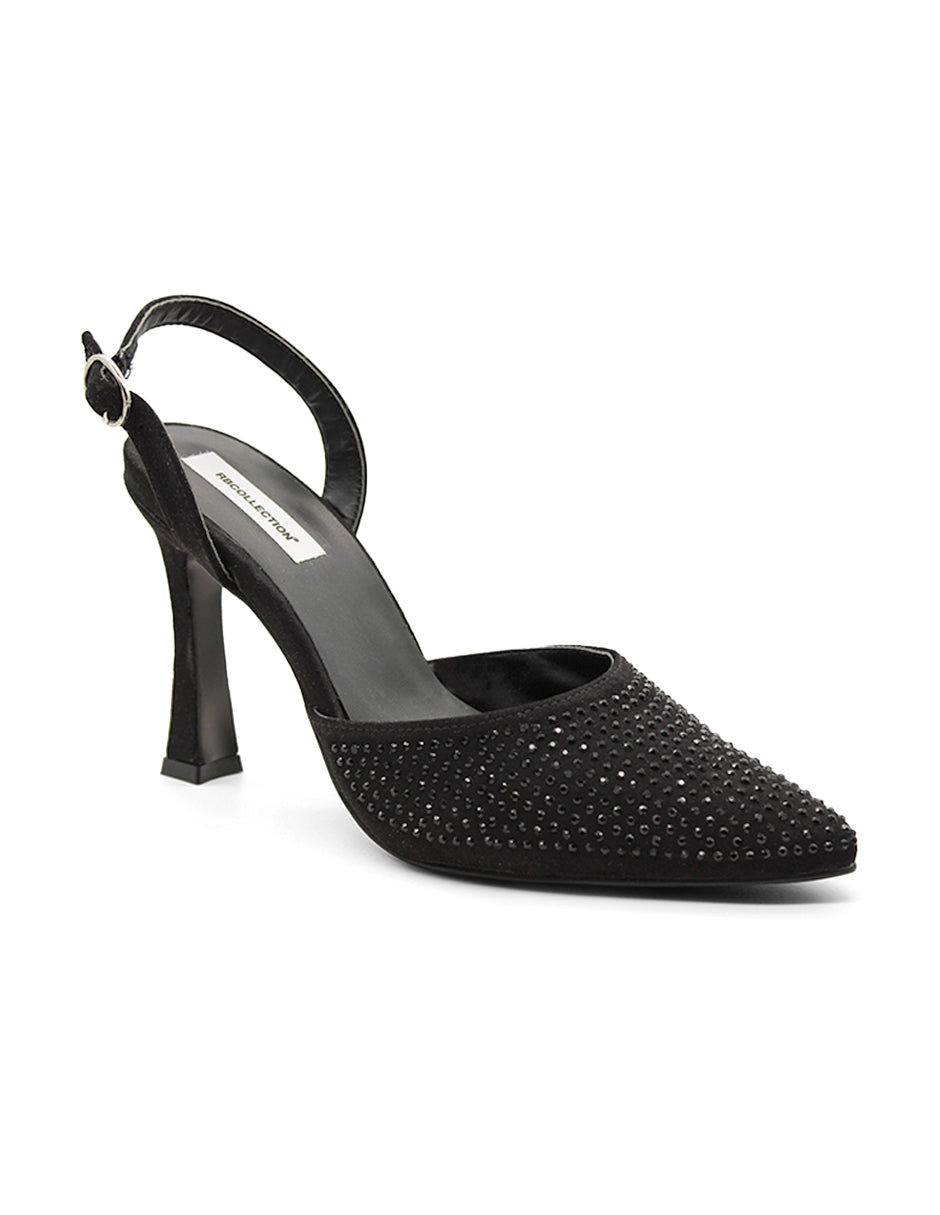 Zapatillas Exterior Textil Color Negro Para Mujer De RBCOLLECTION