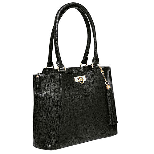 Bolsa Exterior Piel sintetica Color Negro de RBCOLLECTION