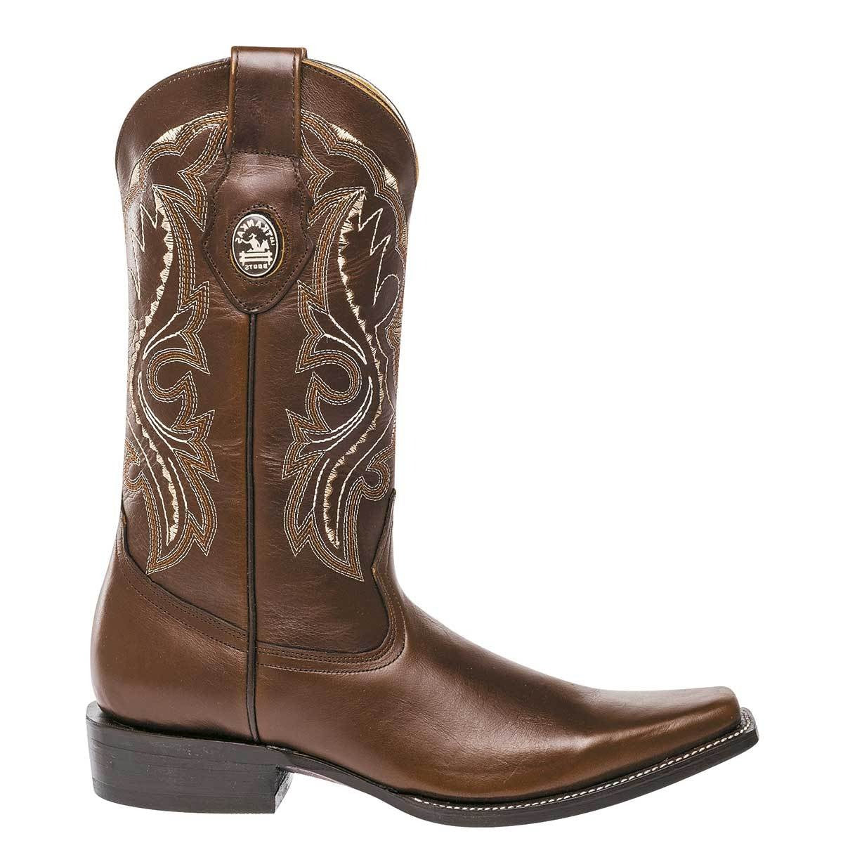 Botas western Exterior Piel Color Café de Trankas Boots