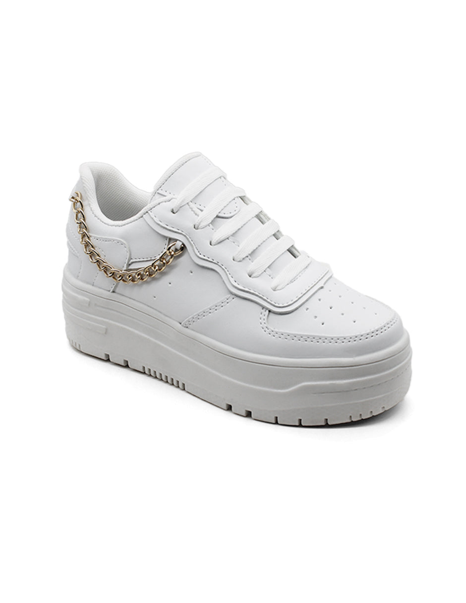 Tipo deportivo Exterior Sintético Color Blanco Para Mujer De RBCOLLECTION