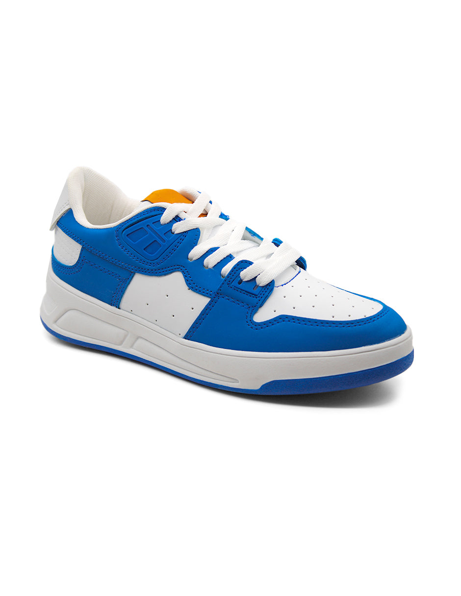 Tenis tipo deportivo Exterior Sintético Color Azul Para Hombre De RBCOLLECTION