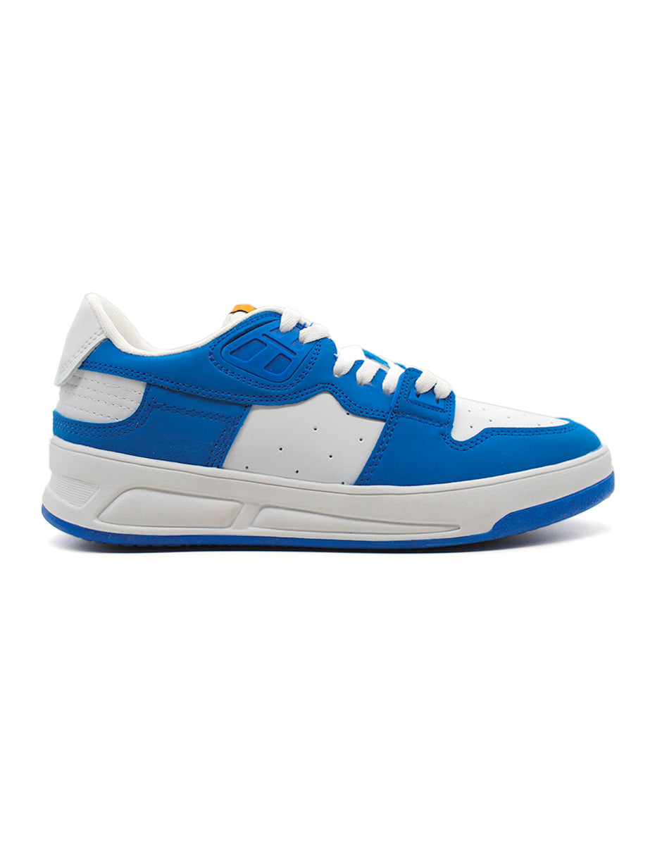 Tenis tipo deportivo Exterior Sintético Color Azul Para Hombre De RBCOLLECTION