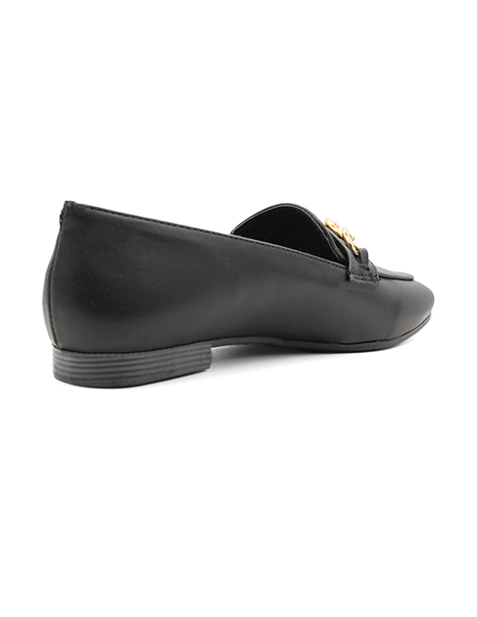 Mocasines Exterior Sintético Color Negro Para Mujer De RBCOLLECTION