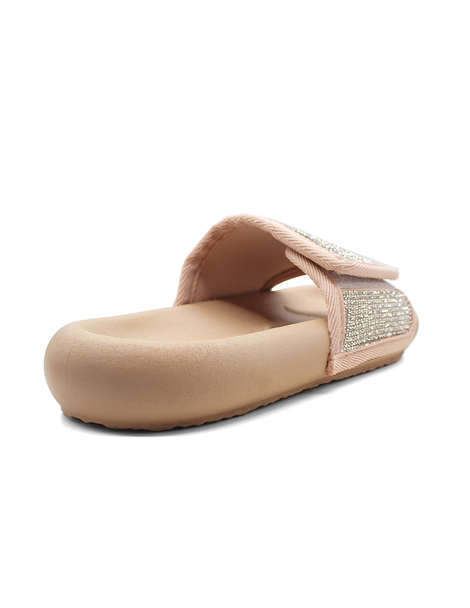 Sandalias de piso Exterior Sintético Color Beige  Para Mujer De RBBASICS