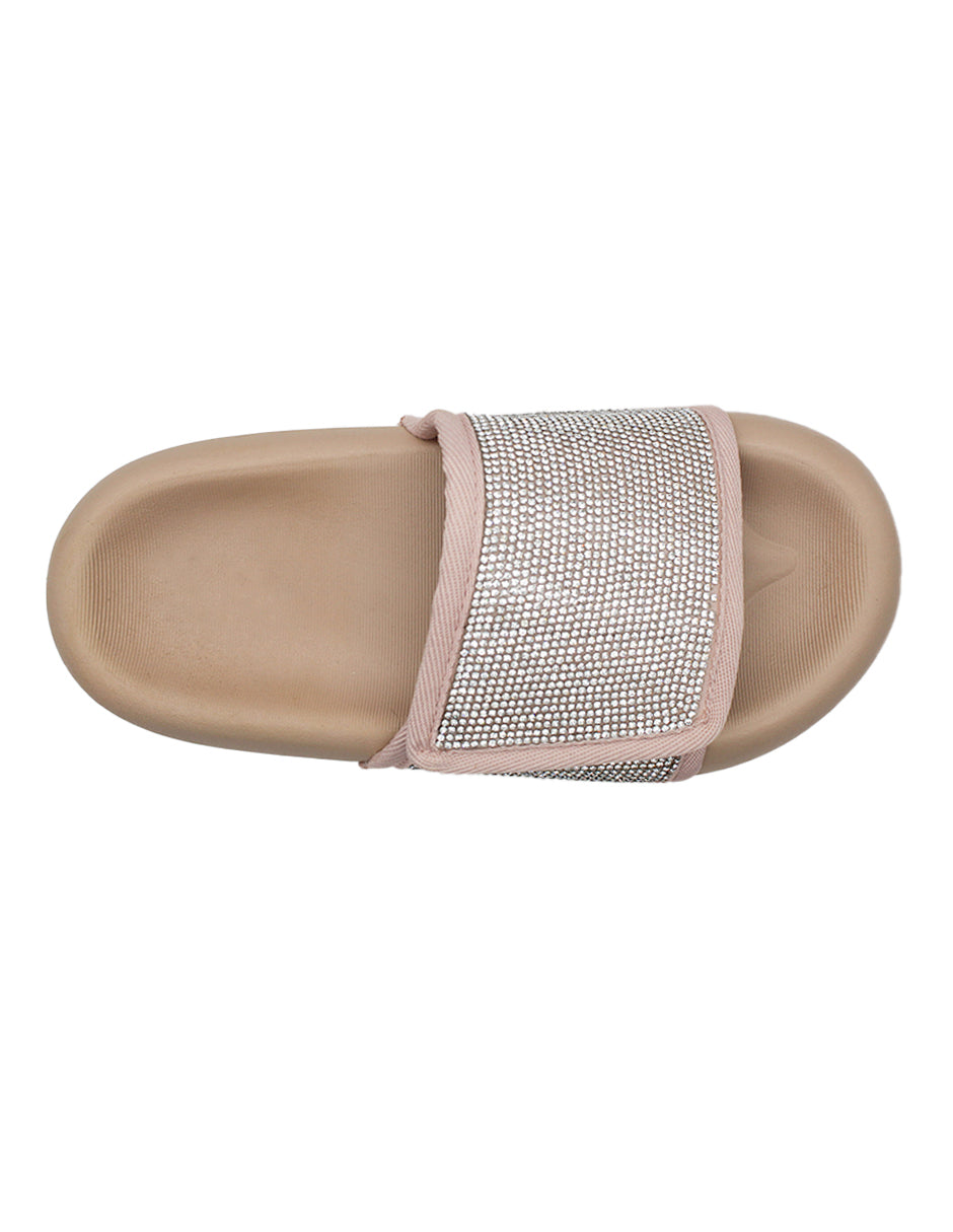 Sandalias de piso Exterior Sintético Color Beige  Para Mujer De RBBASICS