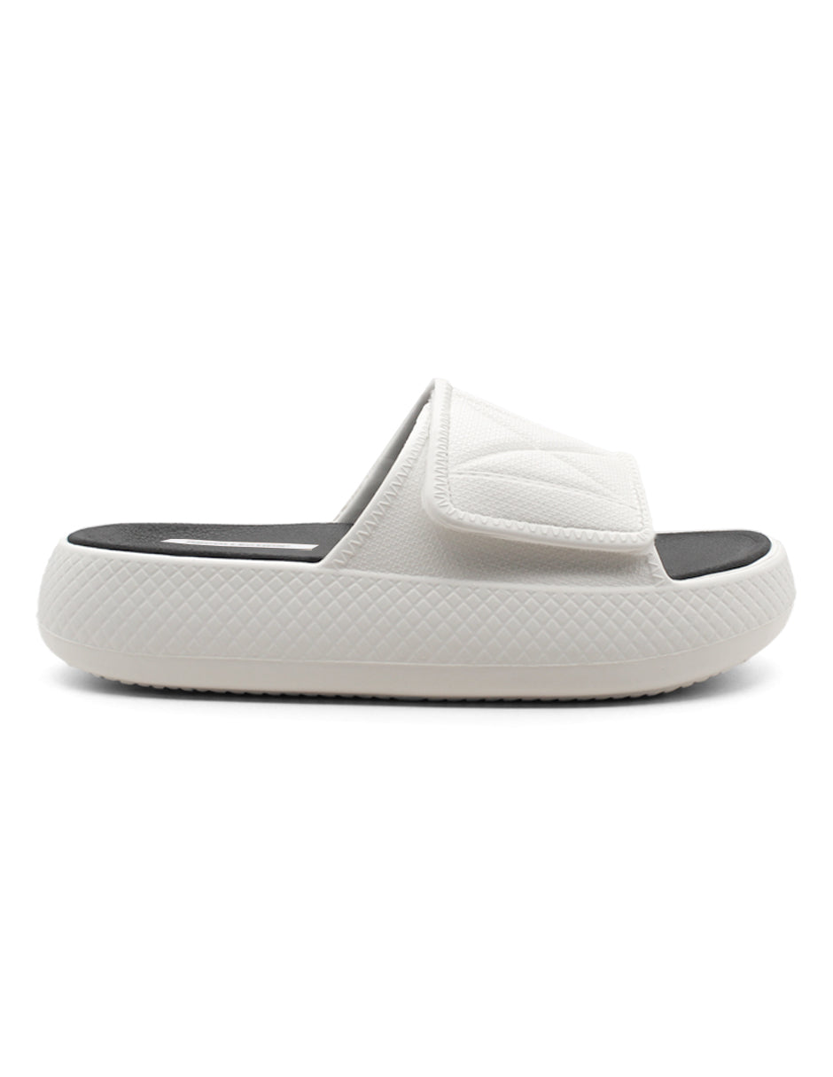 Sandalias de piso Exterior Sintético Color Blanco Para Mujer De RBCOLLECTION