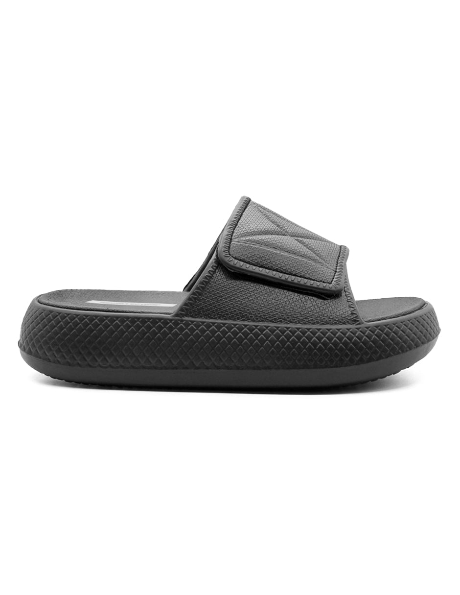 Sandalias de piso Exterior Sintético Color Negro Para Mujer De RBCOLLECTION