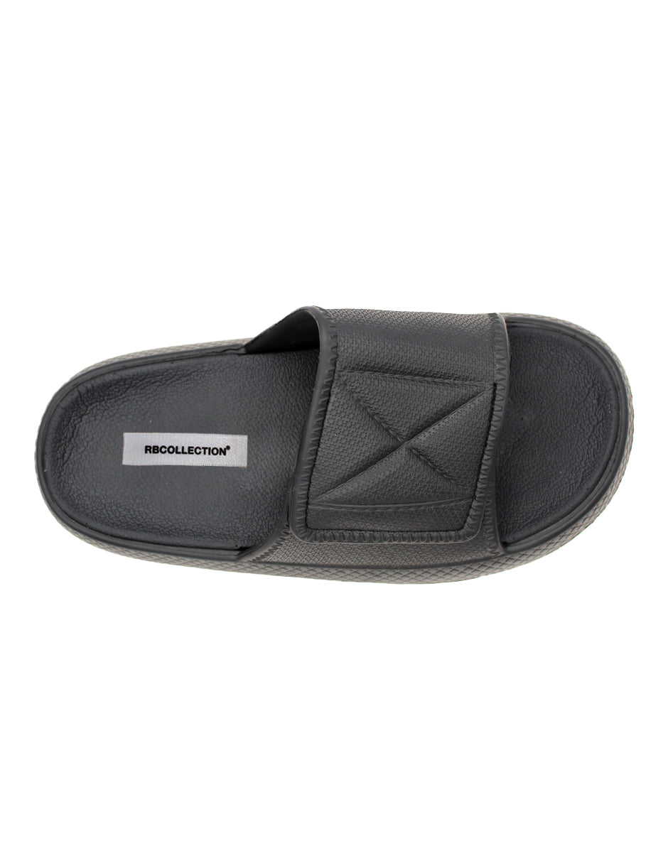 Sandalias de piso Exterior Sintético Color Negro Para Mujer De RBCOLLECTION