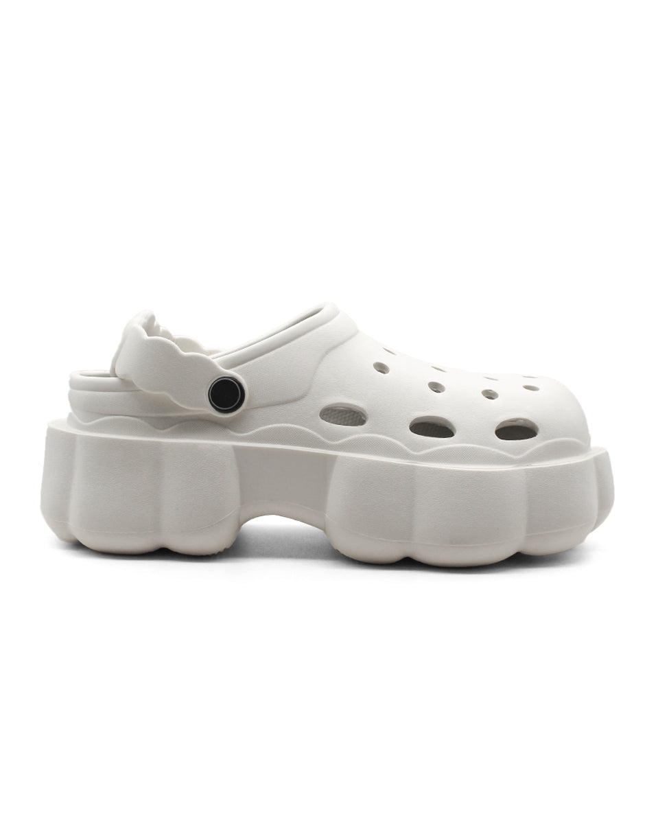 Sandalias clásicas Exterior Sintético Color Blanco Para Mujer De RBCOLLECTION