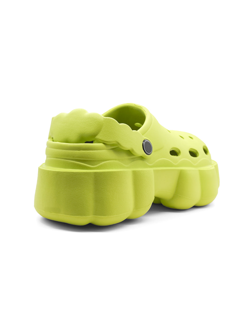 Sandalias clásicas Exterior Sintético Color Verde Para Mujer De RBCOLLECTION