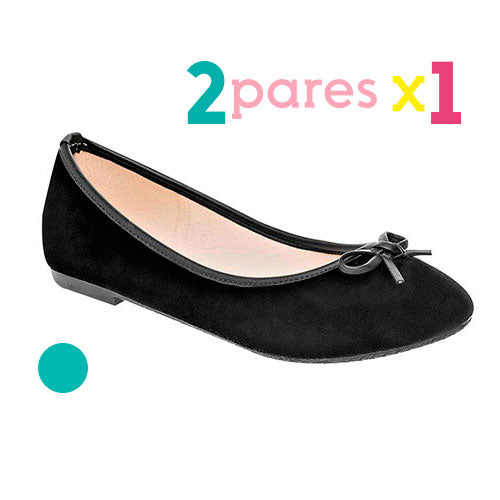 Flats clasicas Exterior Piel sintetica Color Negro de Sexy Girl