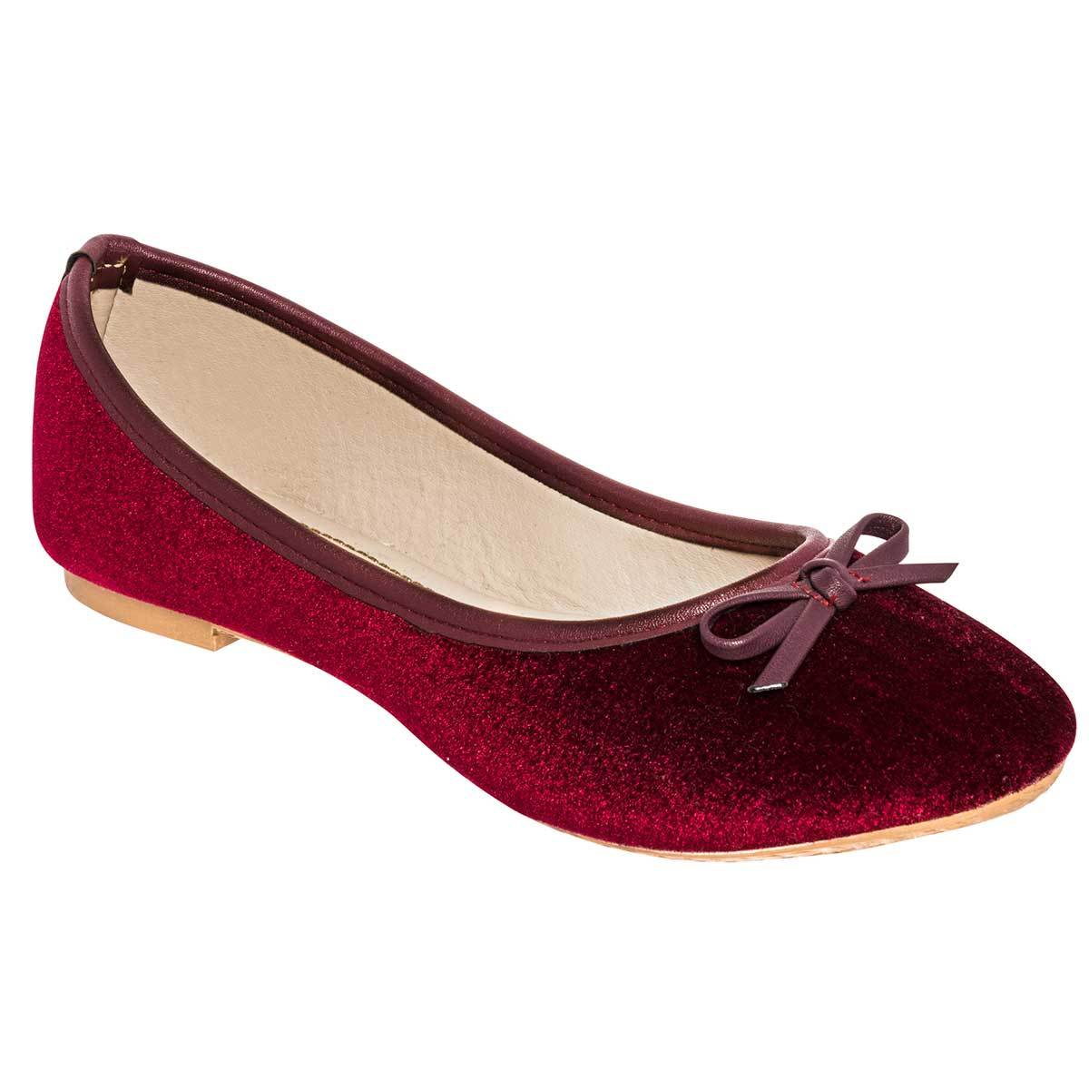 Flats clasicas Exterior Piel sintetica Color Vino de Sexy Girl