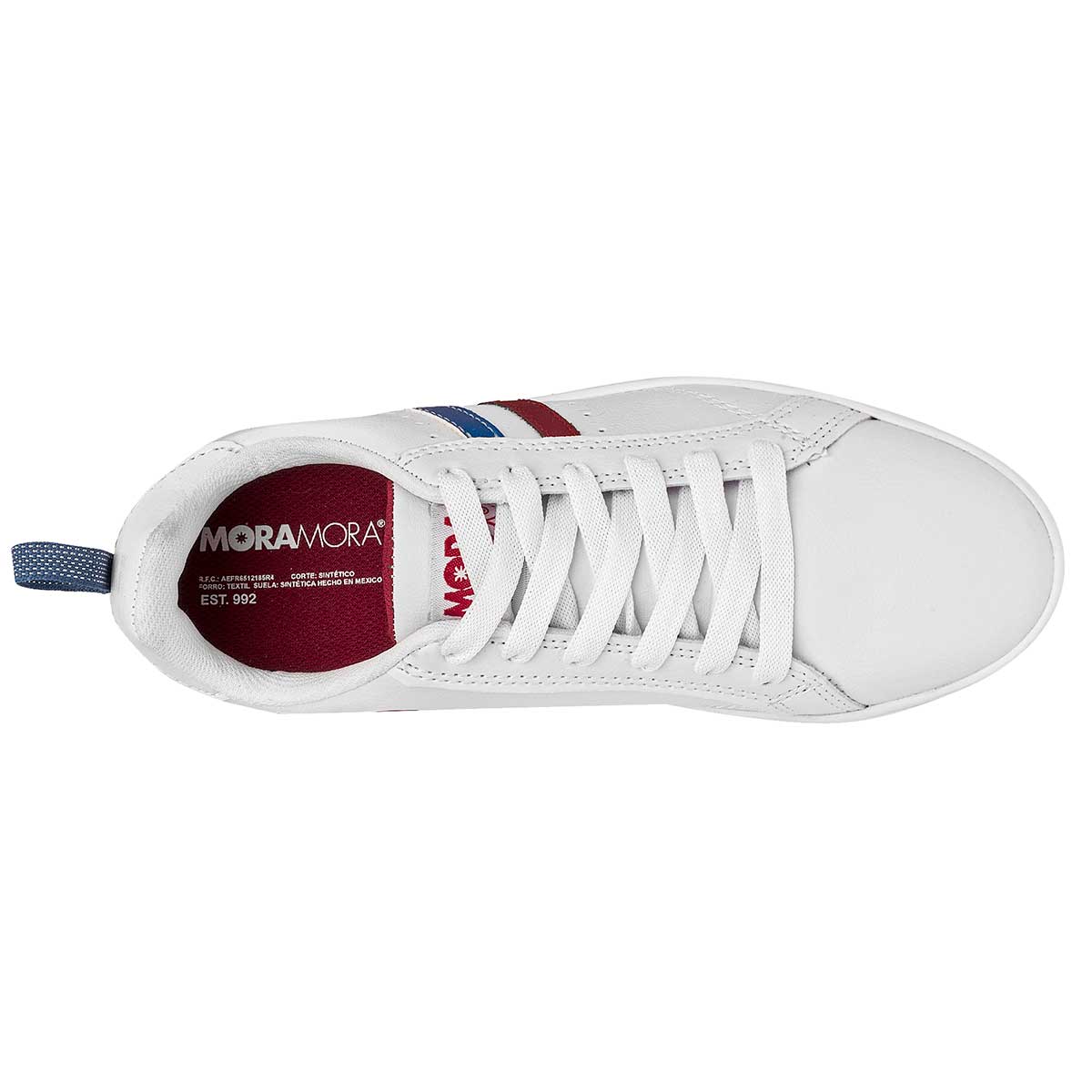 Tenis urbanos Exterior Sintético Color Blanco Para Mujer De Moramora