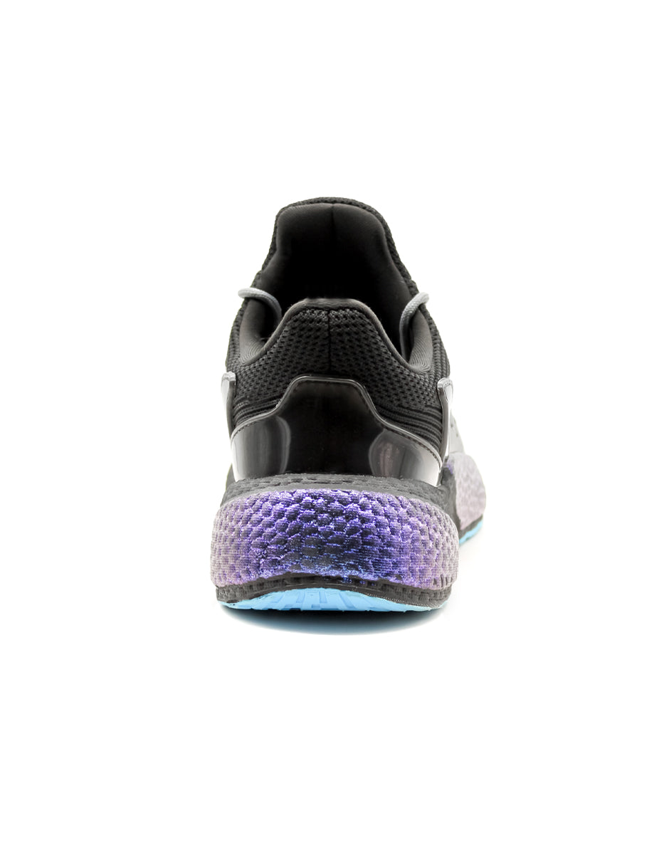 Tenis para correr Exterior Textil con tecnología KRONOS que permite mayor durabilidad, flexibilidad y resistencia Color Negro Para Hombre De RBCOLLECTION