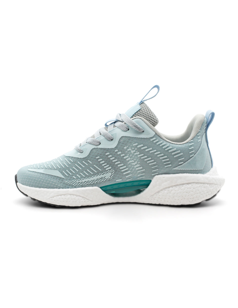 Tenis para correr Exterior Textil tejido en malla con tecnología KRONOS que permite mayor durabilidad, flexibilidad y resistencia Color Azul Para Hombre De RBCOLLECTION