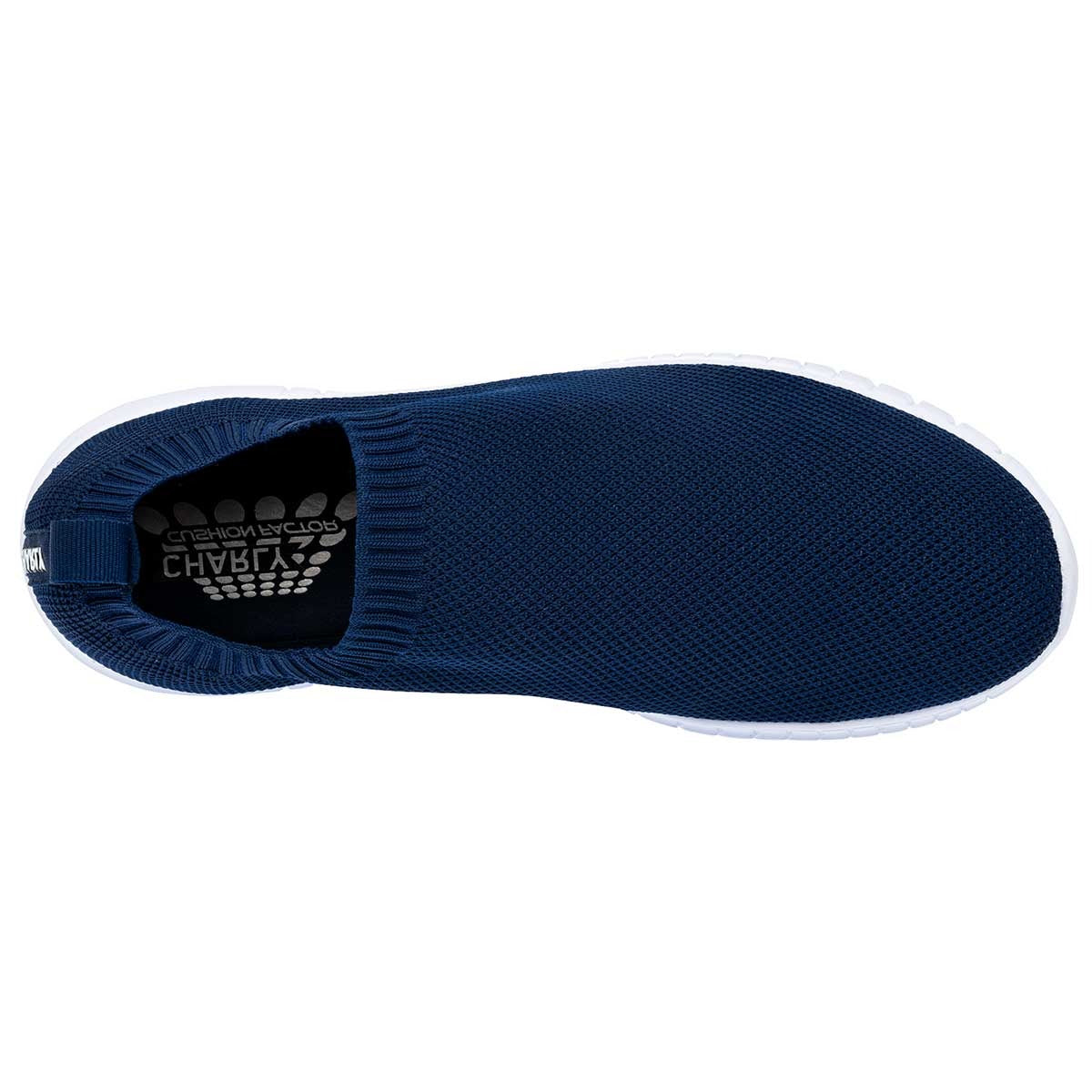 Tenis sin cordones Exterior Textil Color Marino Para Hombre De Charly