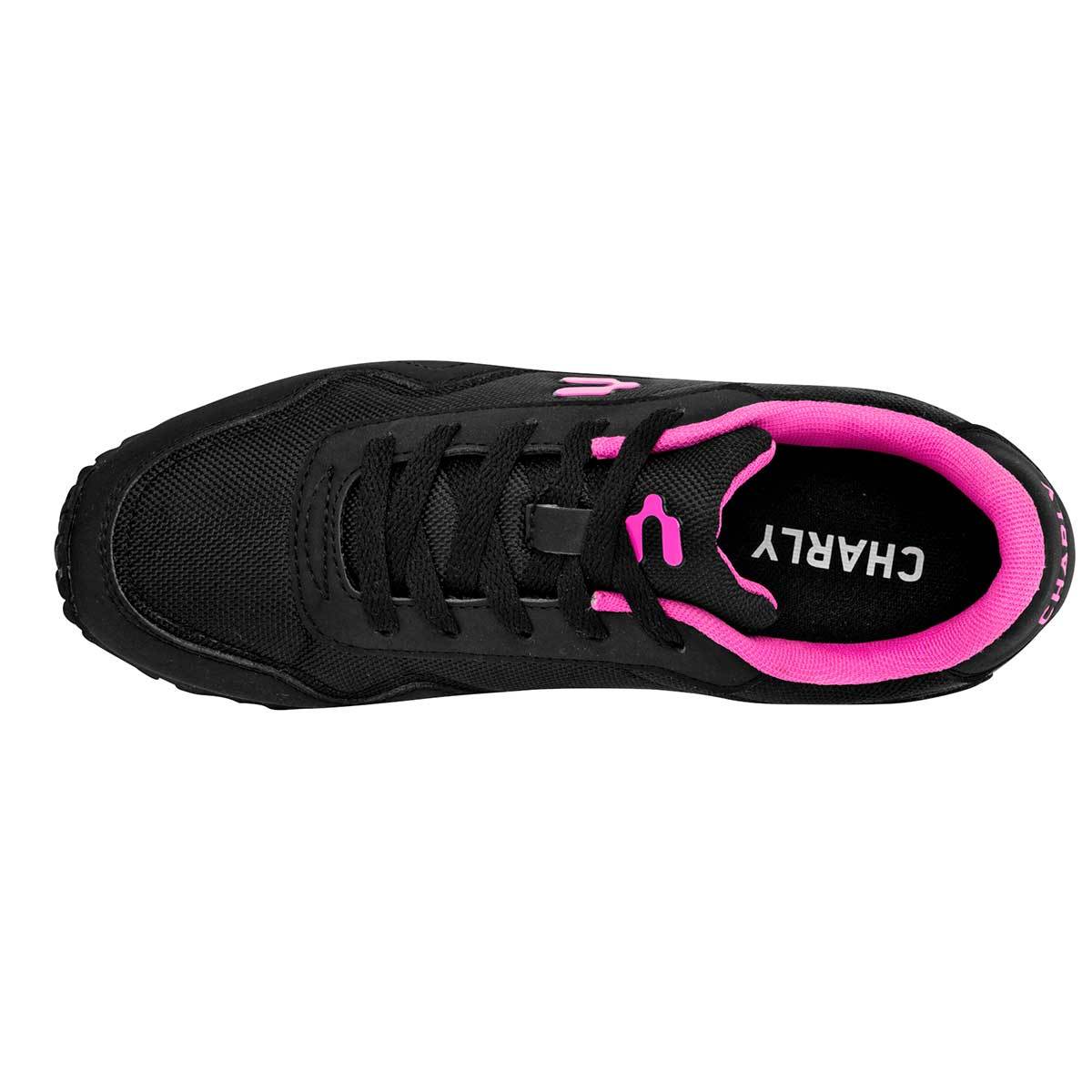 Tenis Exterior Textil Color Negro de Charly