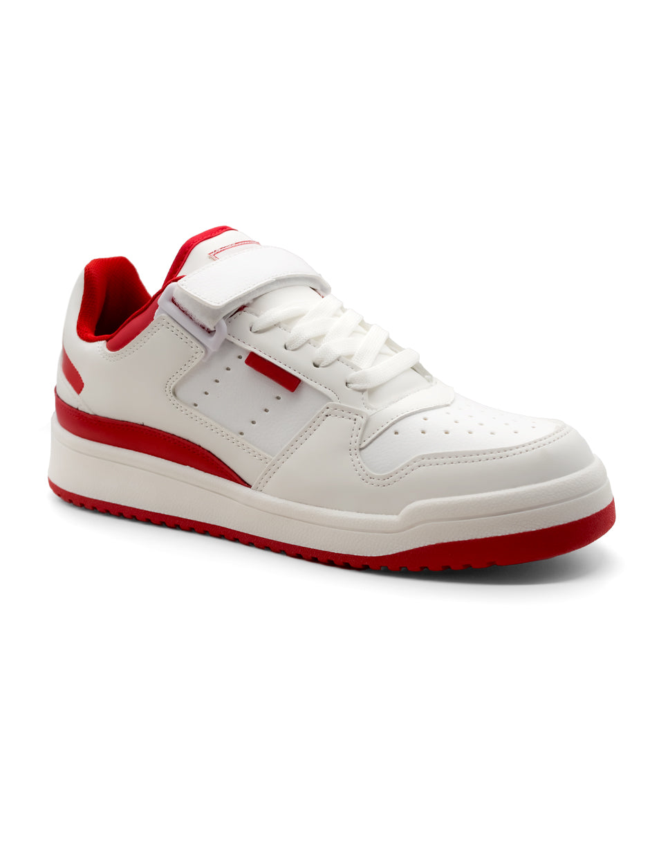 Tenis con cordones Exterior Textil Color Blanco Para Hombre De RBCOLLECTION