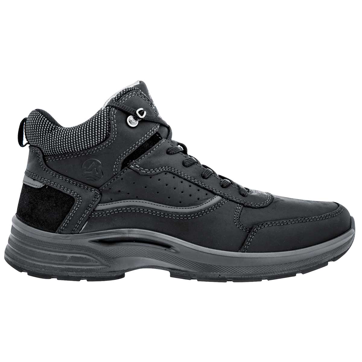 Botas hiking Exterior Piel Color Negro Para Hombre De Flexi