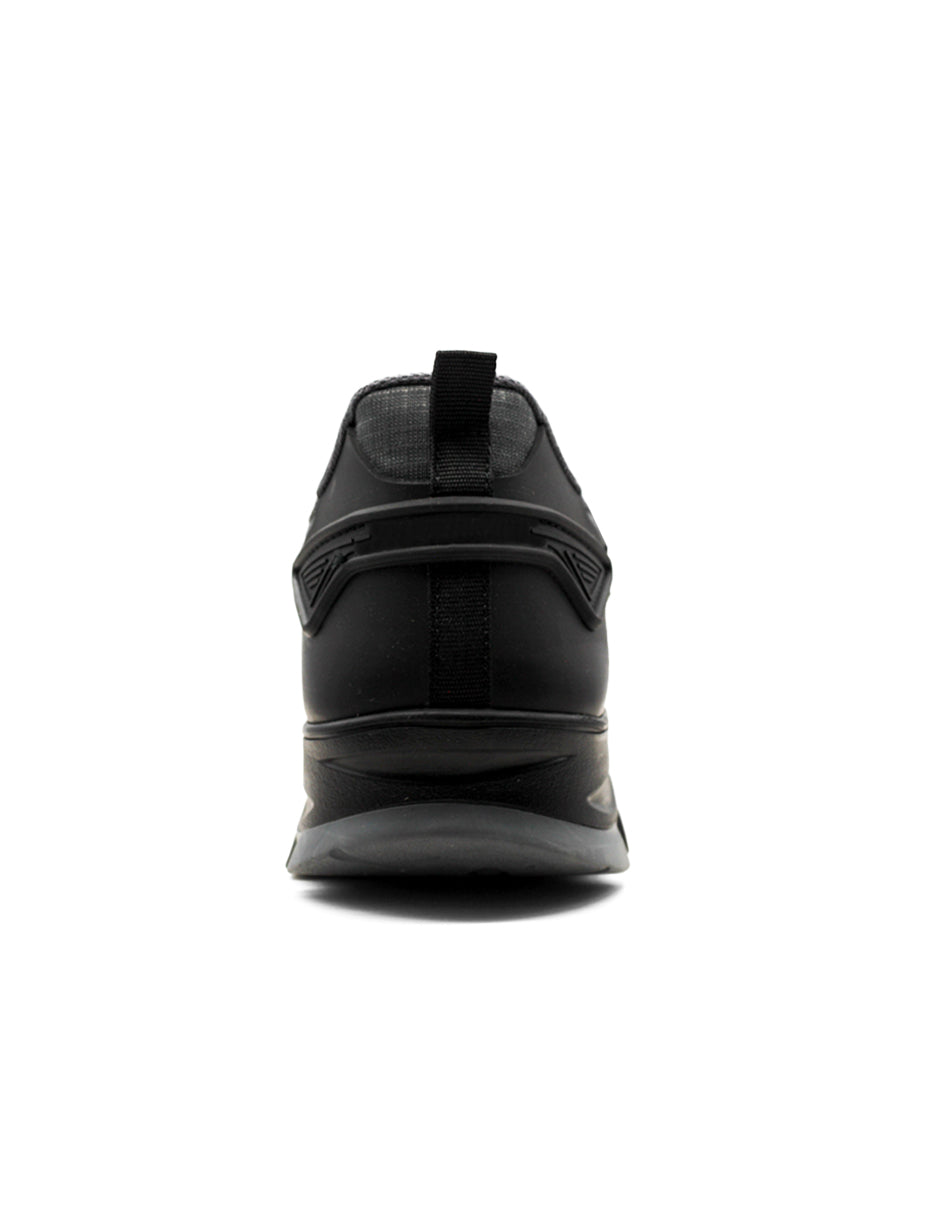 Tenis tipo deportivo Exterior Textil Color Negro Para Hombre De RBCOLLECTION