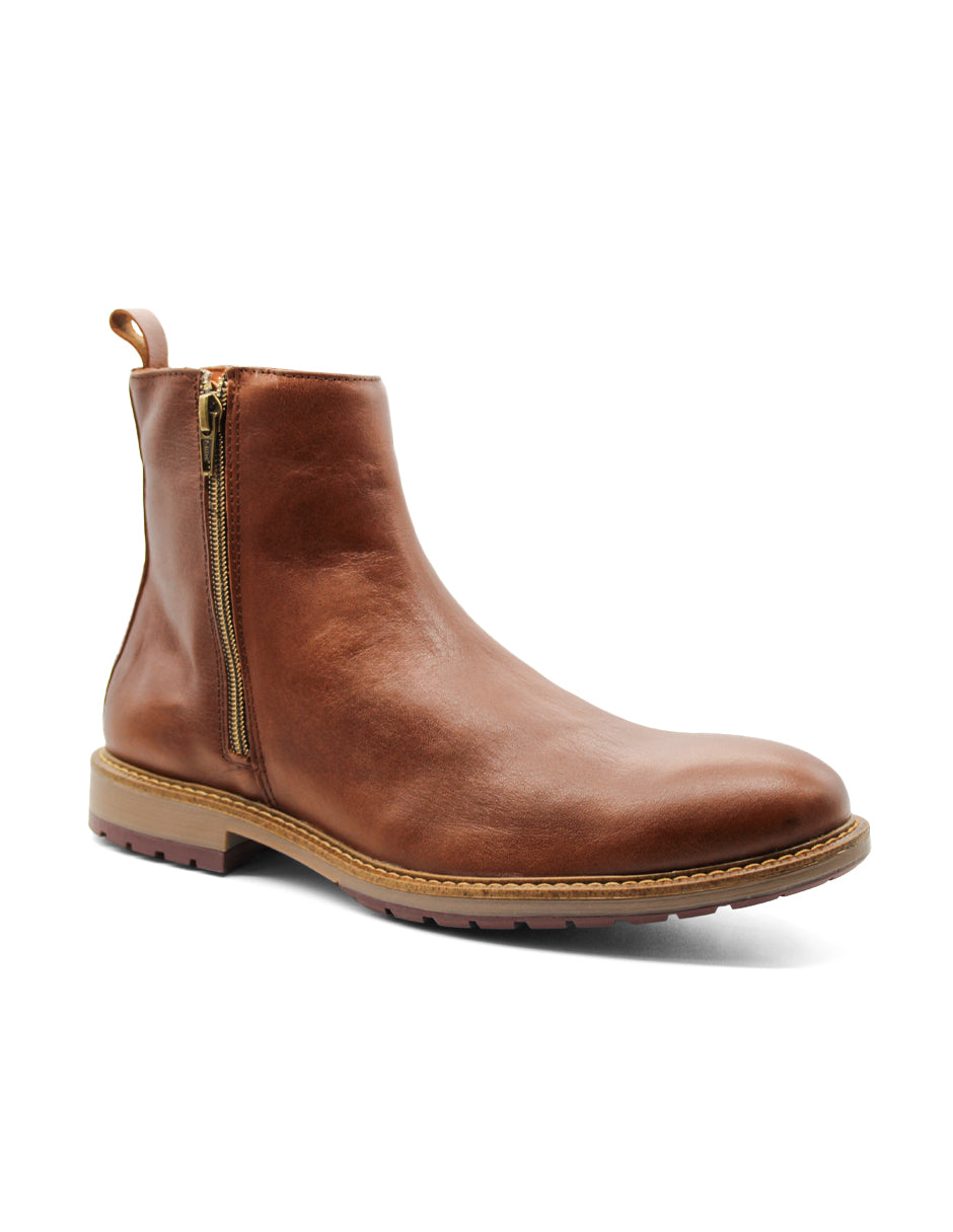 Botas Casuales Exterior Piel Color Café Para Hombre De RBCOLLECTION