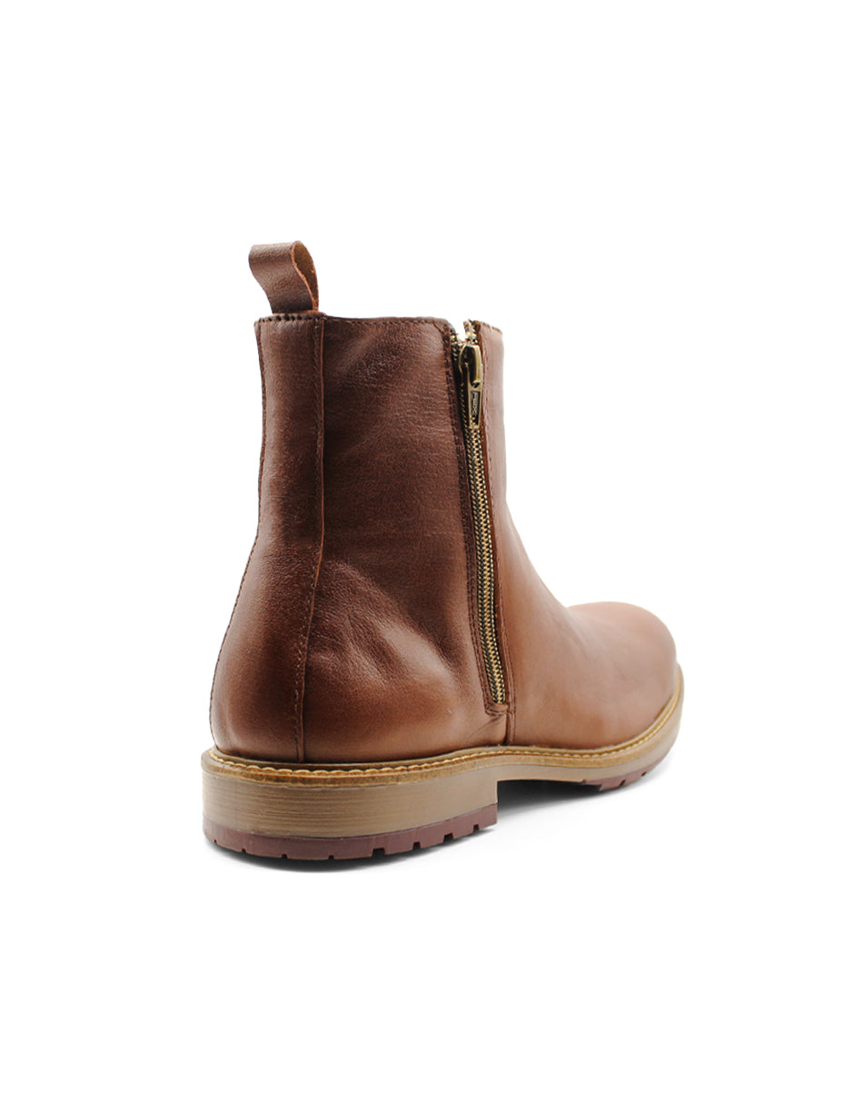 Botas Casuales Exterior Piel Color Café Para Hombre De RBCOLLECTION