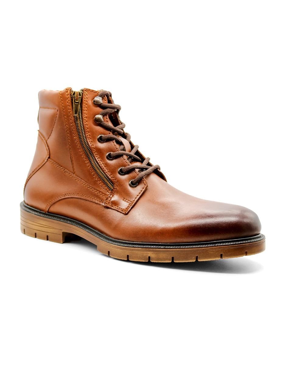 Botas Casuales Exterior Piel Color Café Para Hombre De RBCOLLECTION