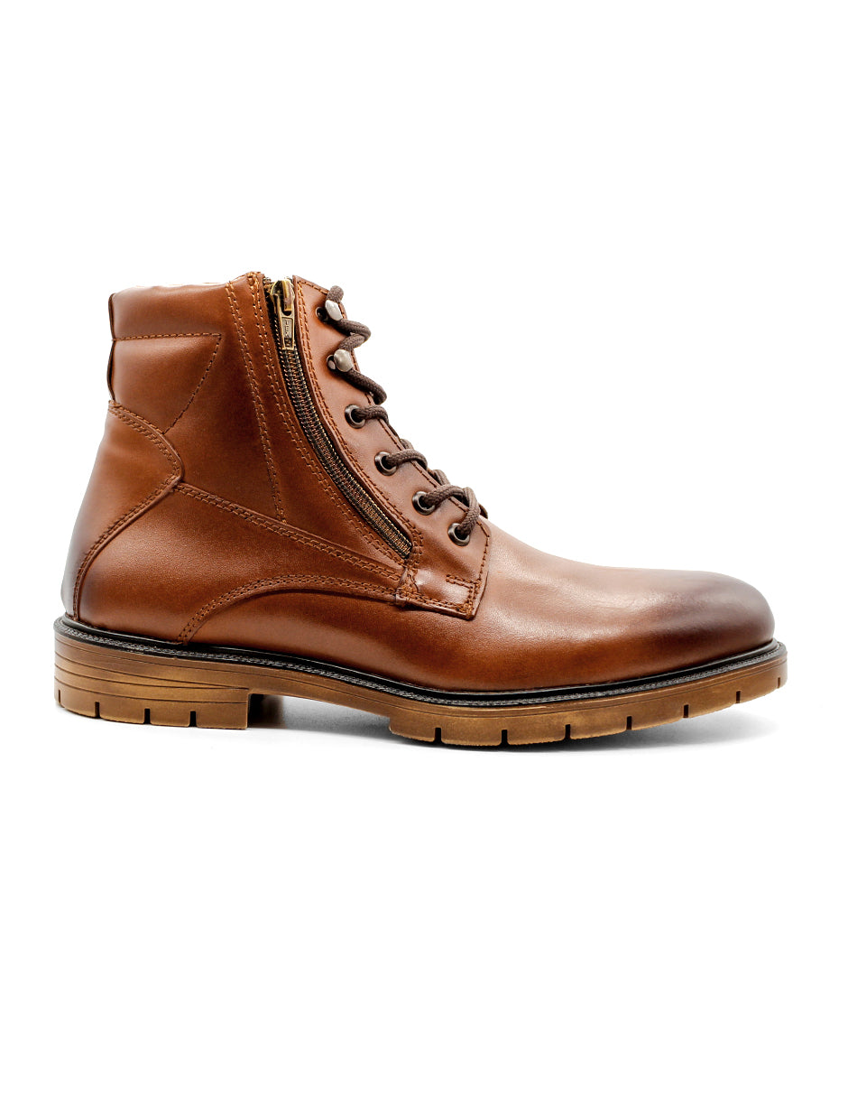 Botas Casuales Exterior Piel Color Café Para Hombre De RBCOLLECTION