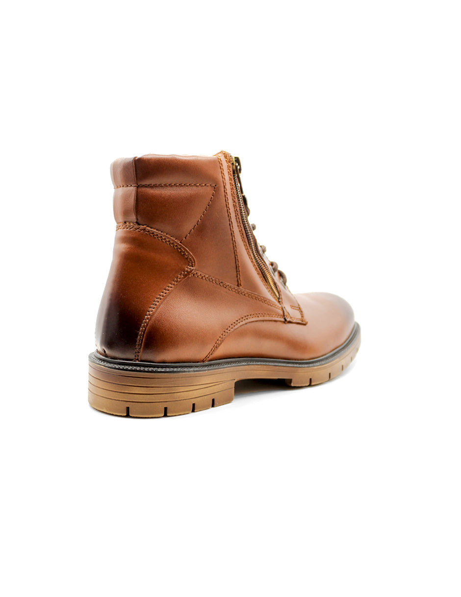 Botas Casuales Exterior Piel Color Café Para Hombre De RBCOLLECTION