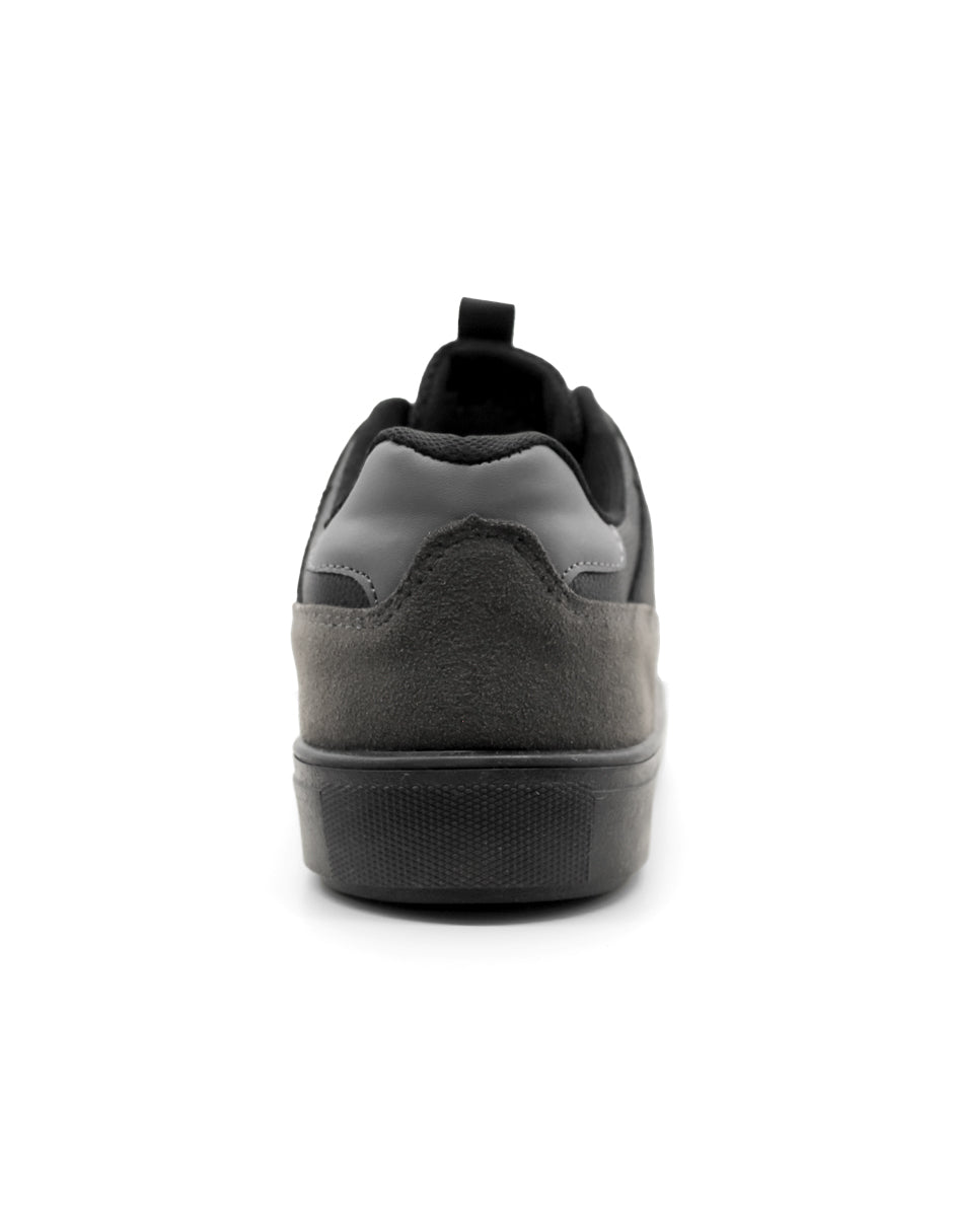 Tenis con cordones Exterior Sintético Color Negro Para Hombre De RBCOLLECTION