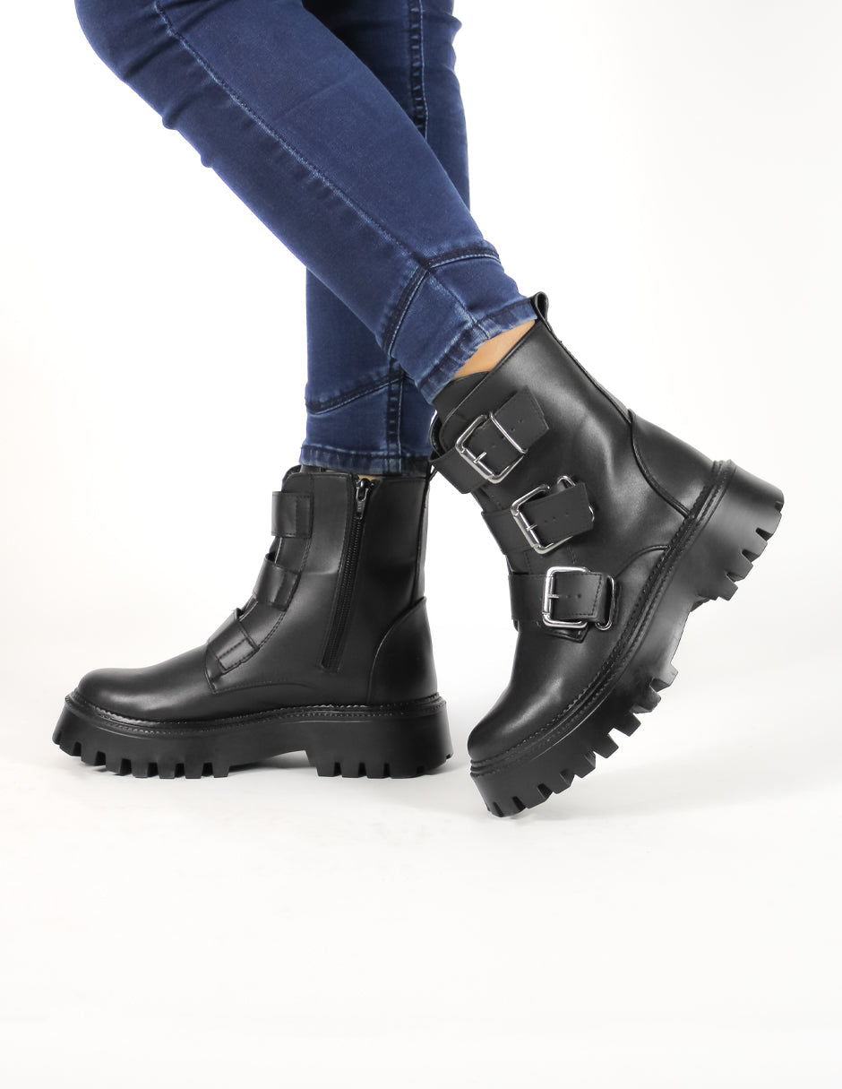 Botas casuales Exterior Sintético Color Negro Para Mujer De RBCOLLECTION