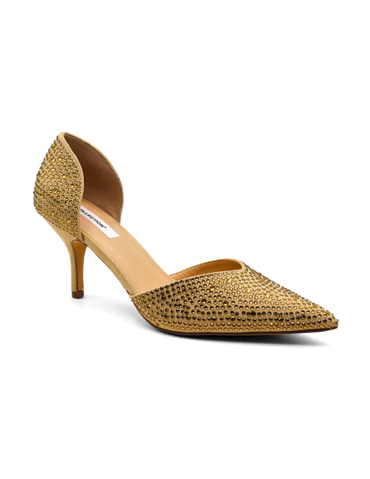 Zapatillas Exterior Textil Color Oro Para Mujer De RBCOLLECTION