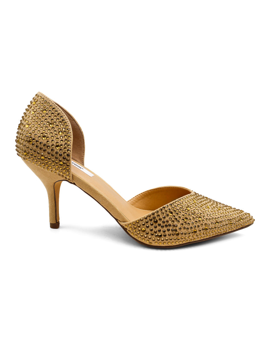 Zapatillas Exterior Textil Color Dorado Para Mujer De RBCOLLECTION