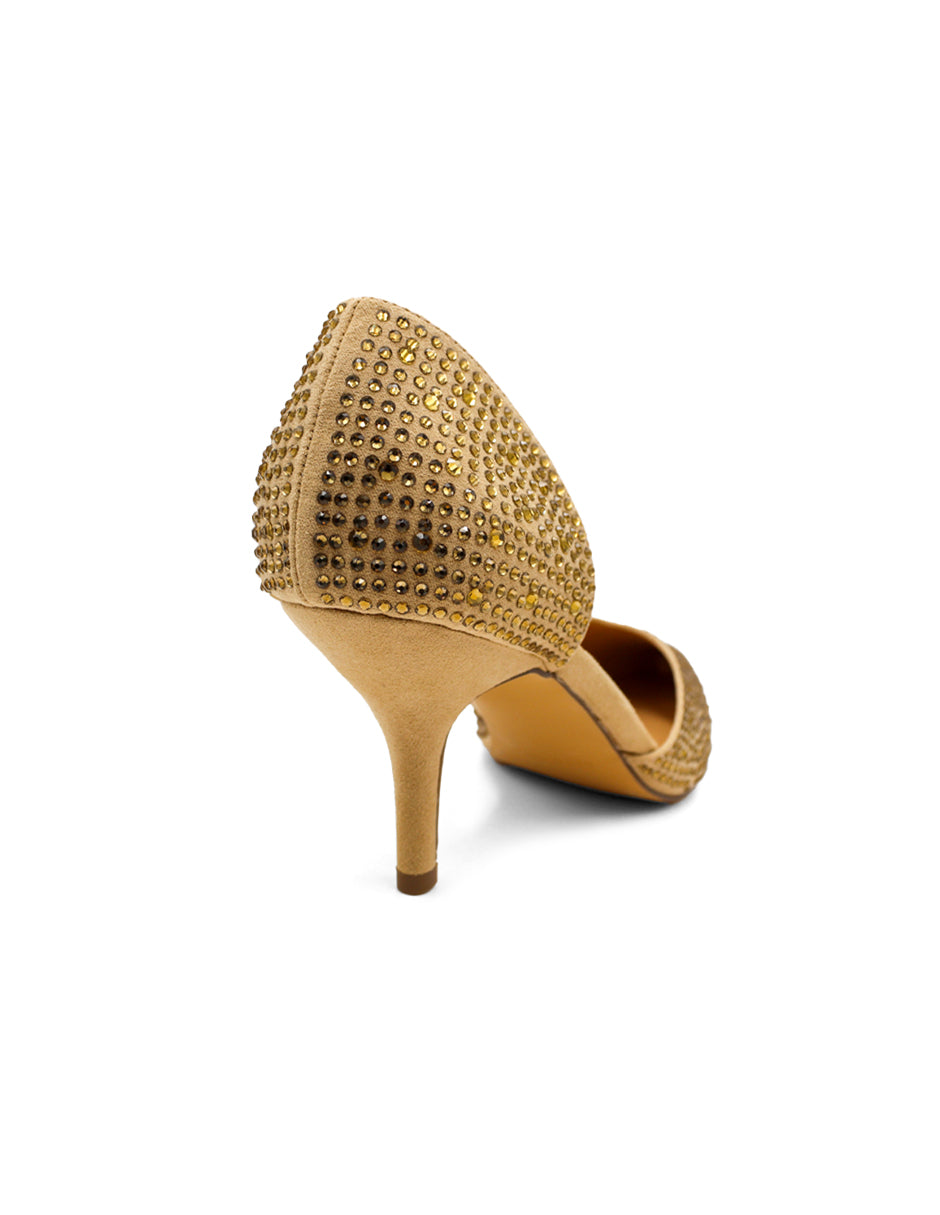 Zapatillas Exterior Textil Color Dorado Para Mujer De RBCOLLECTION