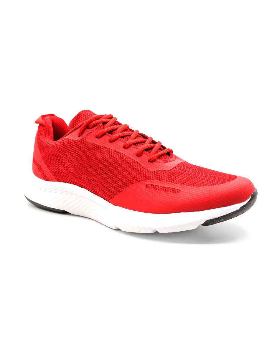 Tenis tipo deportivo Exterior Textil Color Rojo Para Hombre De RBCOLLECTION