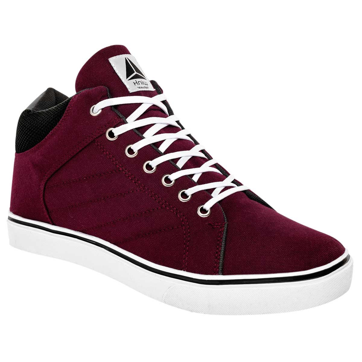 Tenis botin Exterior Textil Color Vino Para Hombre De 2Wink