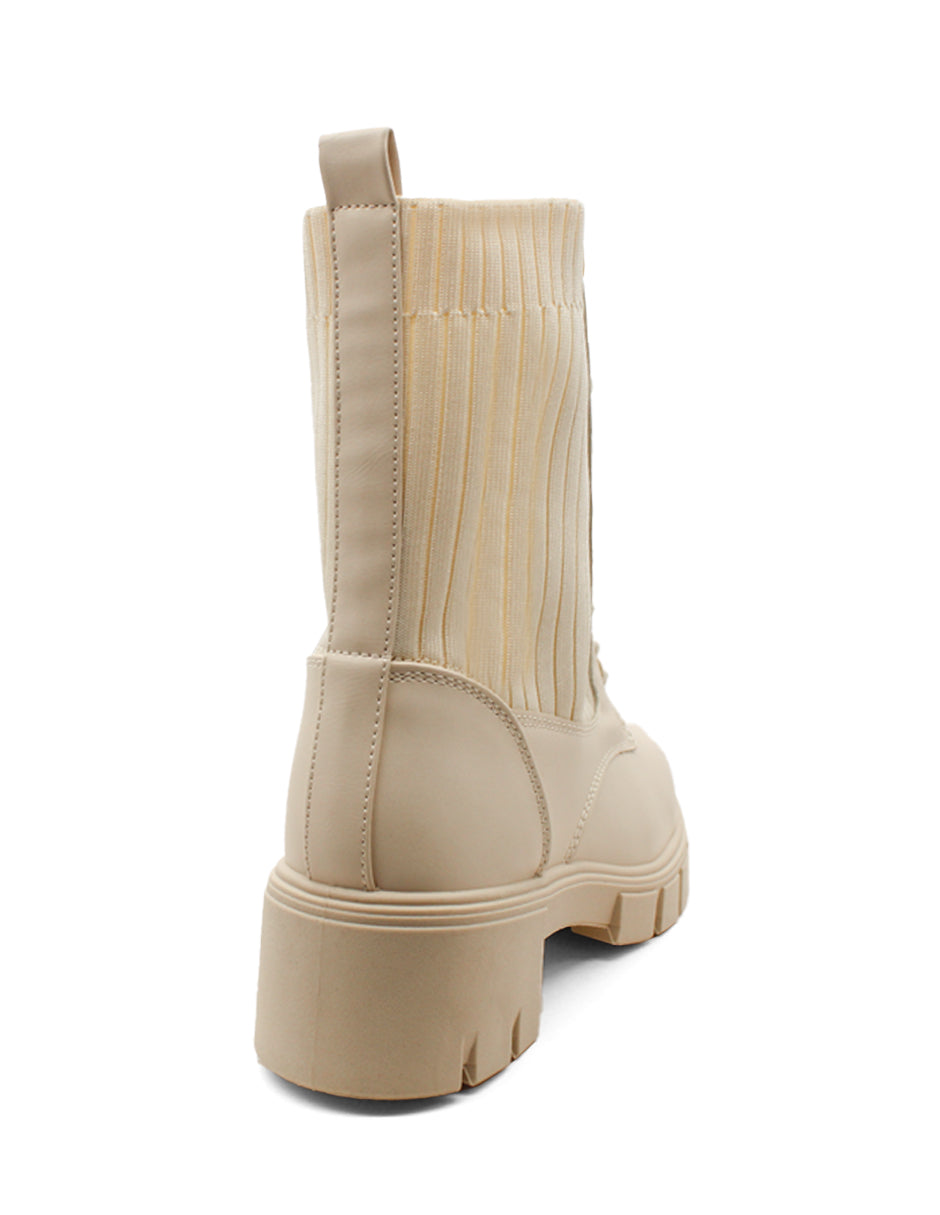 Botas casuales Exterior Textil Color Beige Para Mujer De RBCOLLECTION