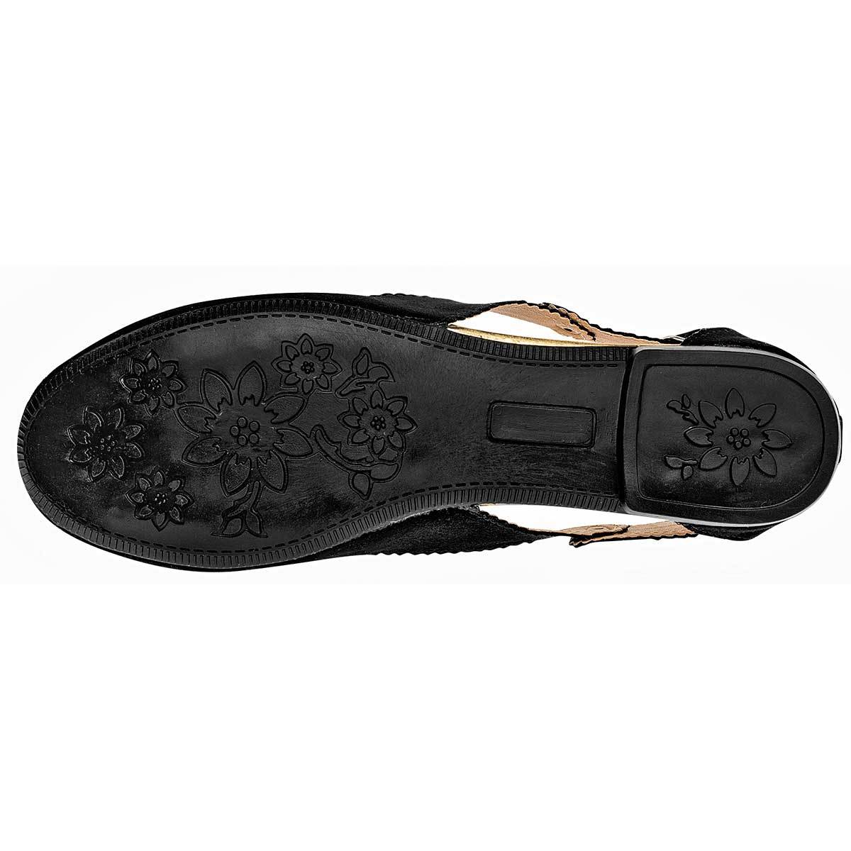 Flats puntales Exterior Textil Color Negro de Been Class