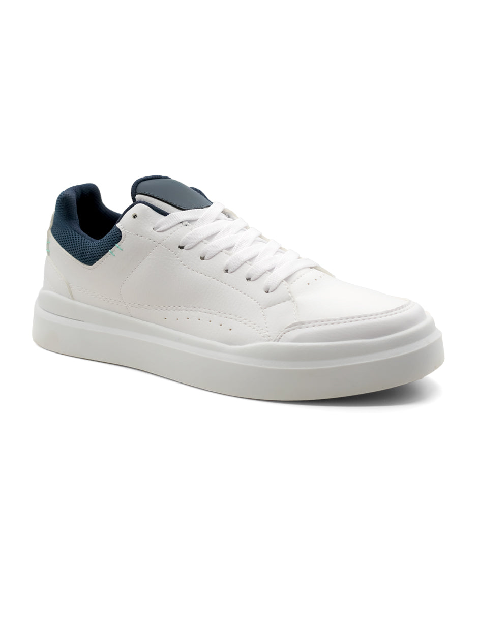 Tenis con cordones Exterior Sintético Color Blanco Para Hombre De RBCOLLECTION