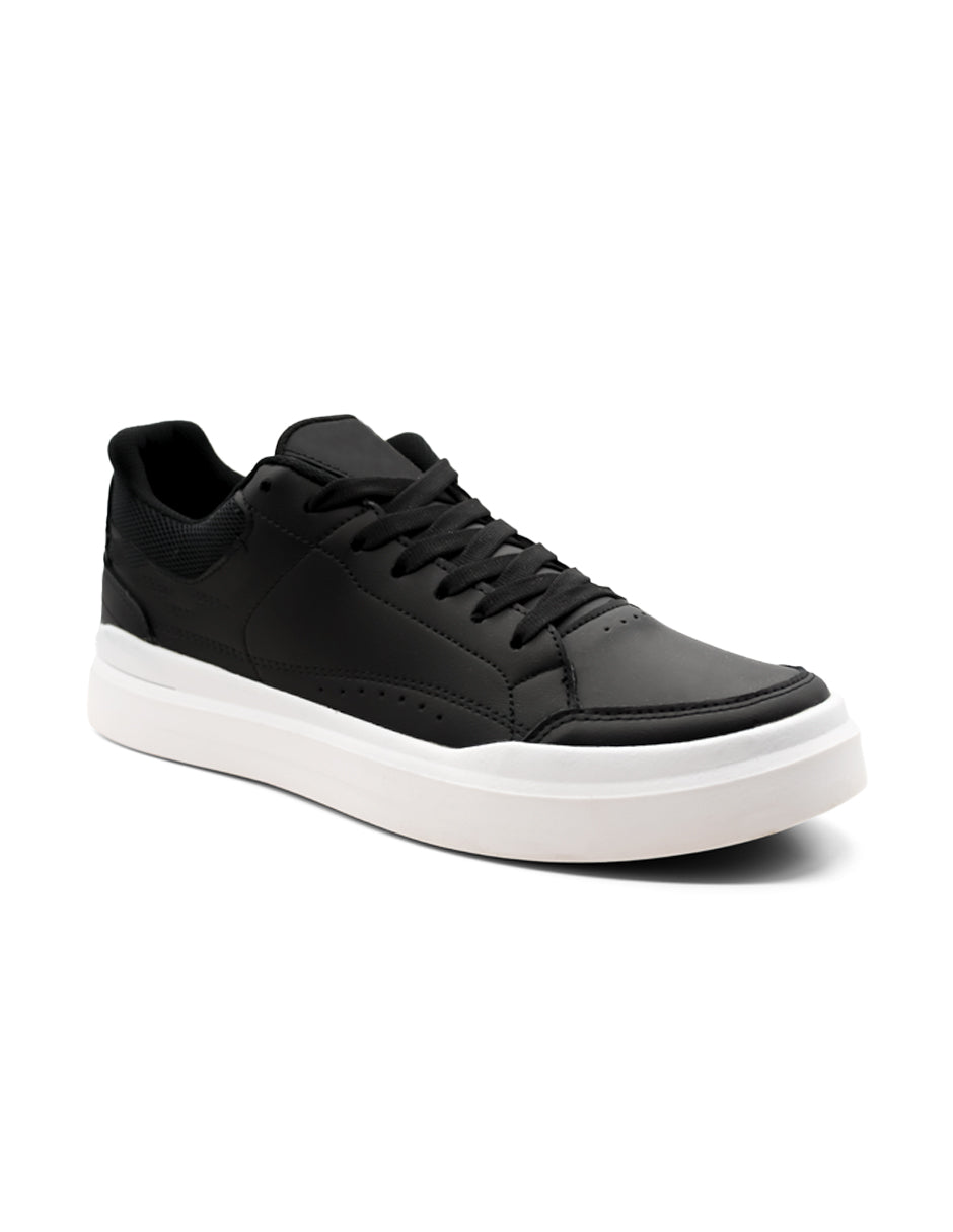 Tenis con cordones Exterior Sintético Color Negro Para Hombre De RBCOLLECTION