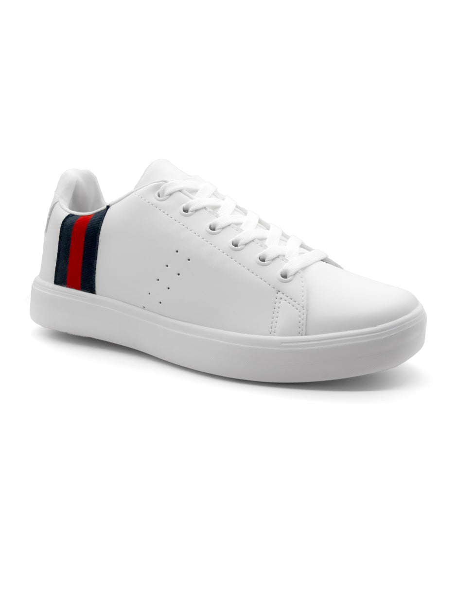 Tenis con cordones Exterior Sintético Color Blanco Para Hombre De RBCOLLECTION