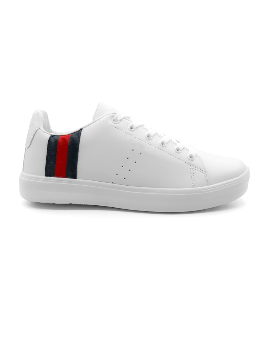 Tenis con cordones Exterior Sintético Color Blanco Para Hombre De RBCOLLECTION