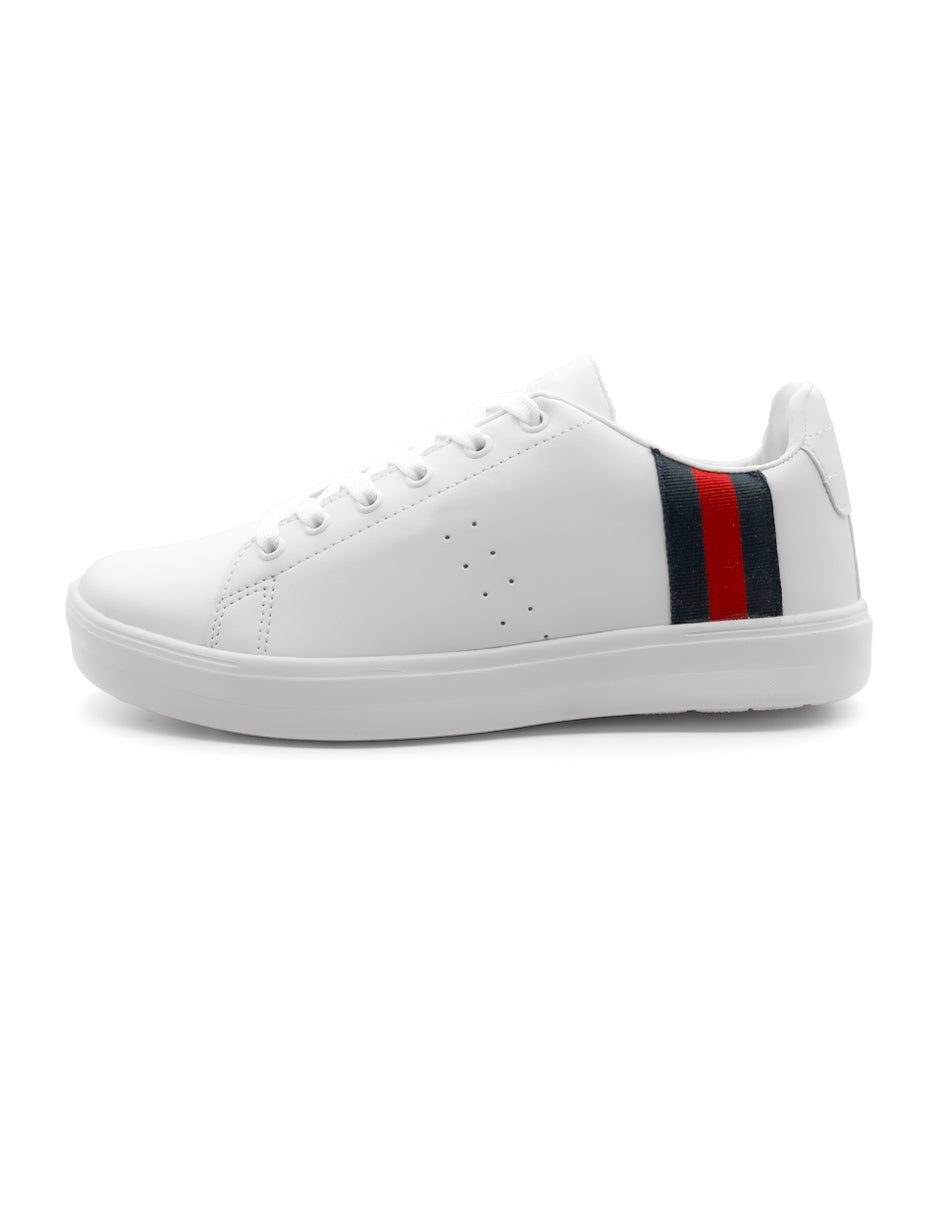 Tenis con cordones Exterior Sintético Color Blanco Para Hombre De RBCOLLECTION