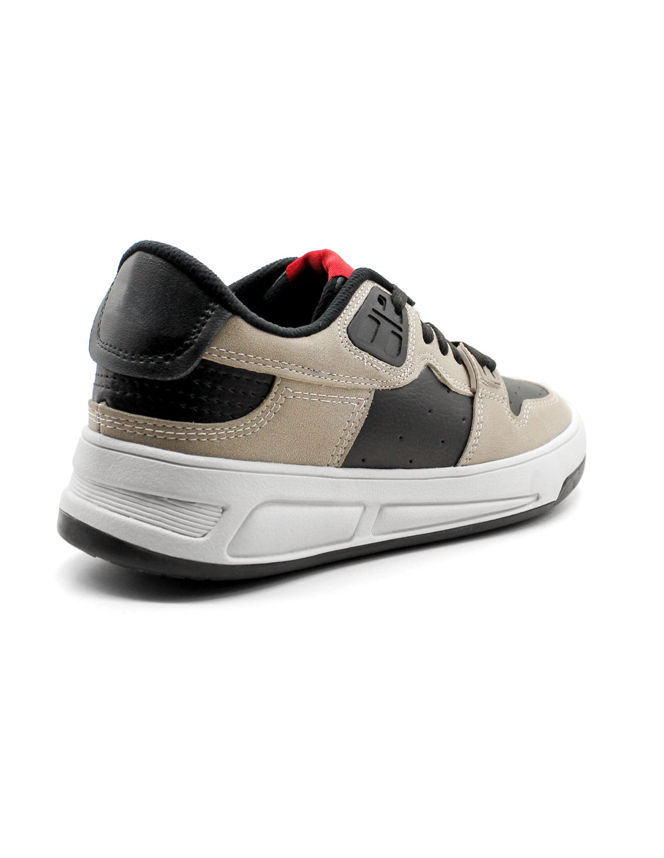 Tenis tipo deportivo Exterior Sintético Color Negro Para Hombre De RBCOLLECTION