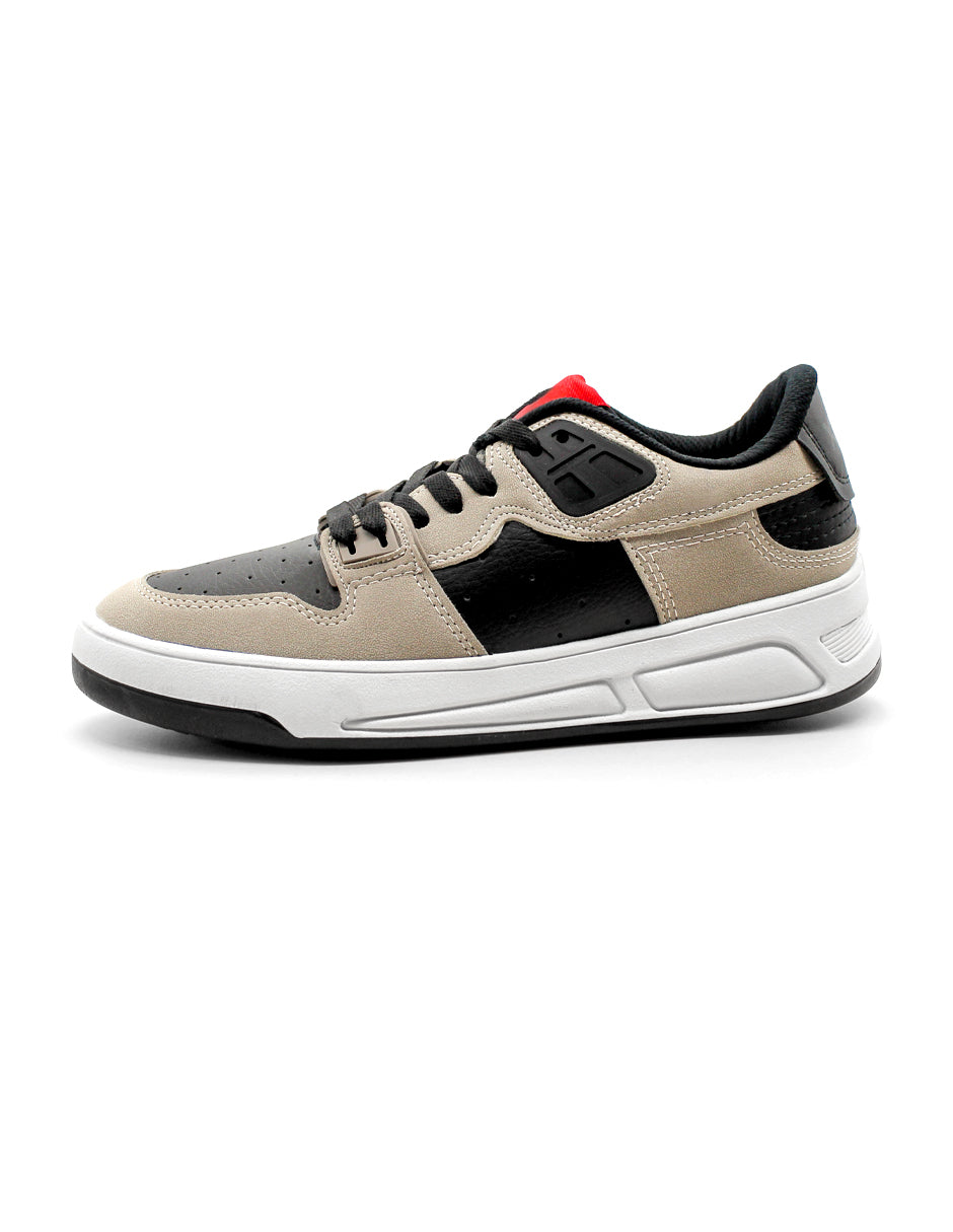 Tenis tipo deportivo Exterior Sintético Color Negro Para Hombre De RBCOLLECTION
